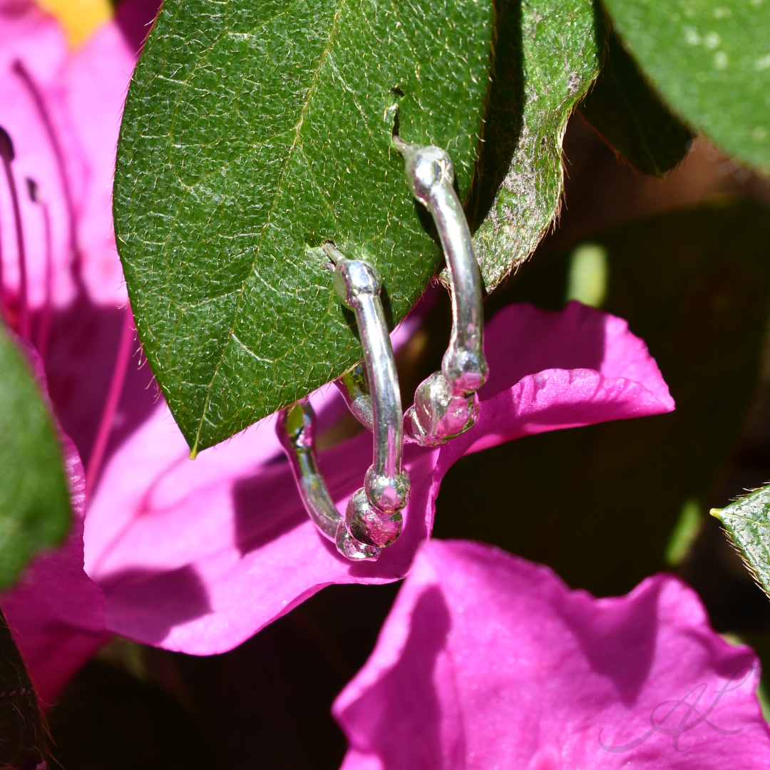 Seedling Hoop Earrings