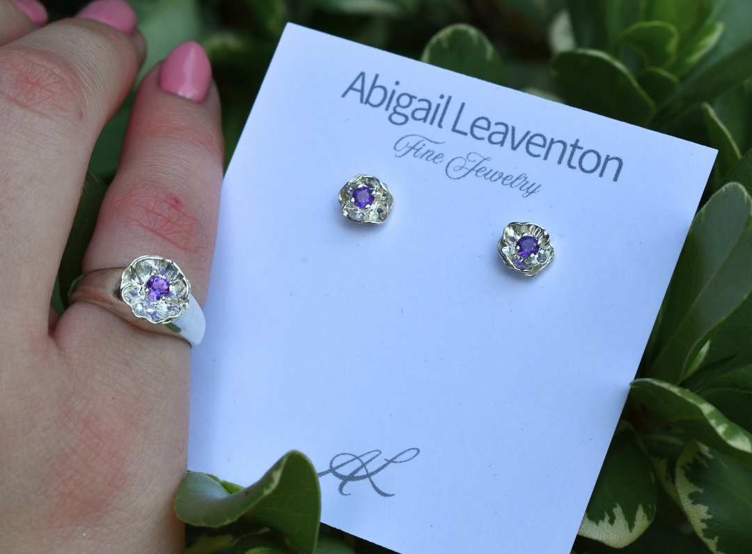 Petite Poppy Stud Earrings