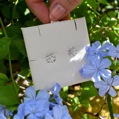 Geranium Stud Earrings