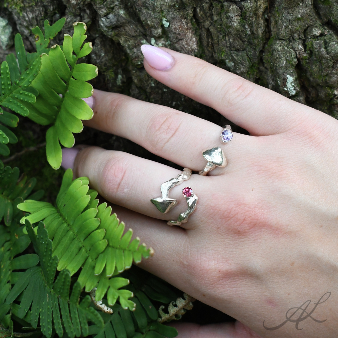 Mushroom Split Ring