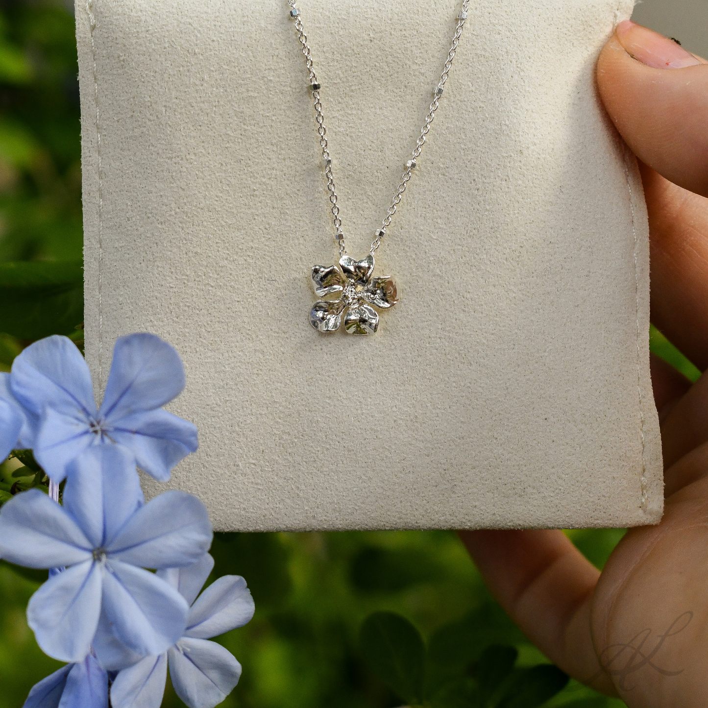 Petite Geranium Necklace