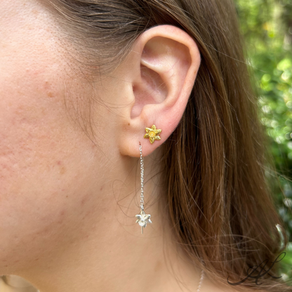 Golden Daffodil Earrings