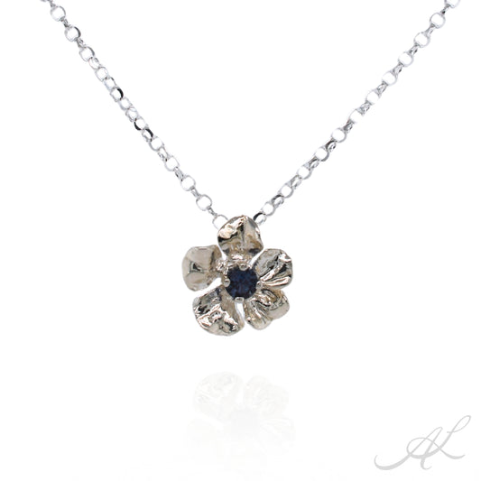 Sparkling Alexandrite Geranium Necklace