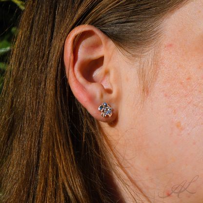 Geranium Stud Earrings