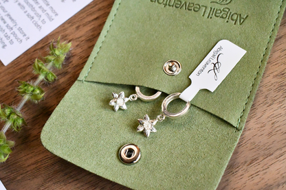Daffodil Hoop Earrings