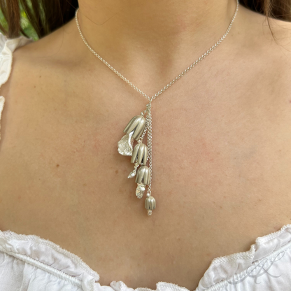 Three Flower Sage Necklace