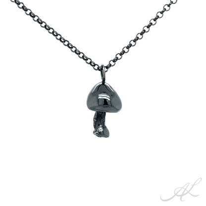 Dark Mushroom Necklace