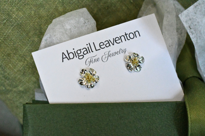 Geranium Stud Earrings