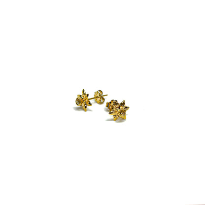 Golden Daffodil Earrings