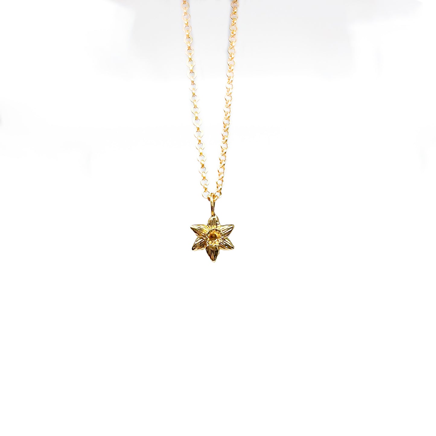 Golden Daffodil Necklace