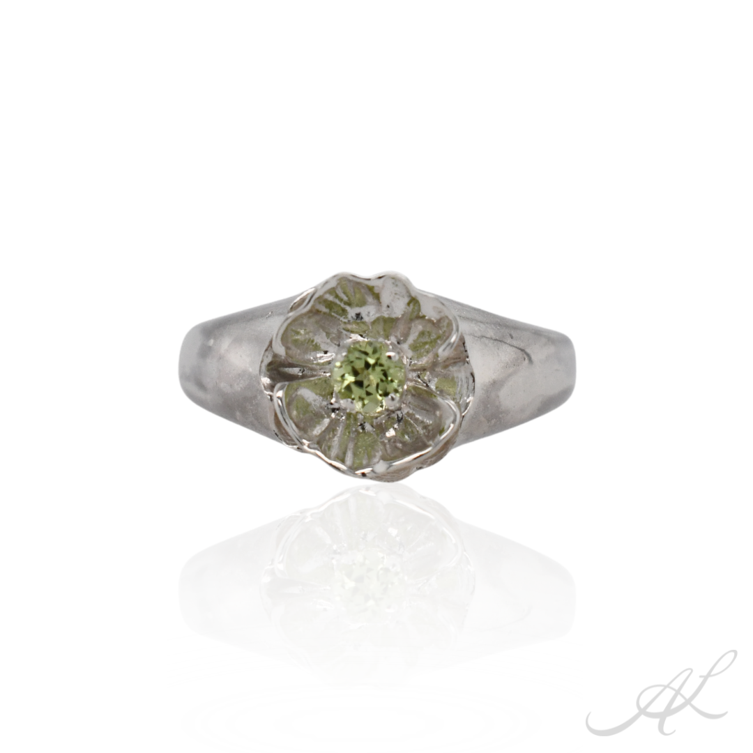 Seal of Bloom Ring, peridot