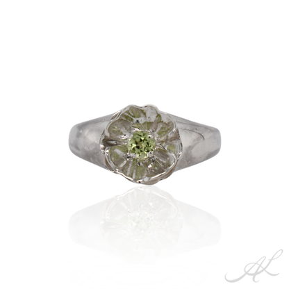 Seal of Bloom Ring, peridot