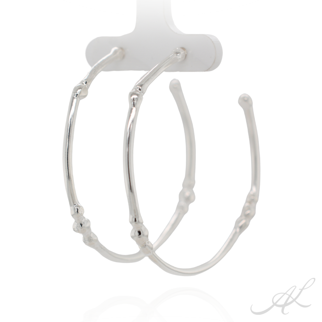 Seedling Hoop Earrings
