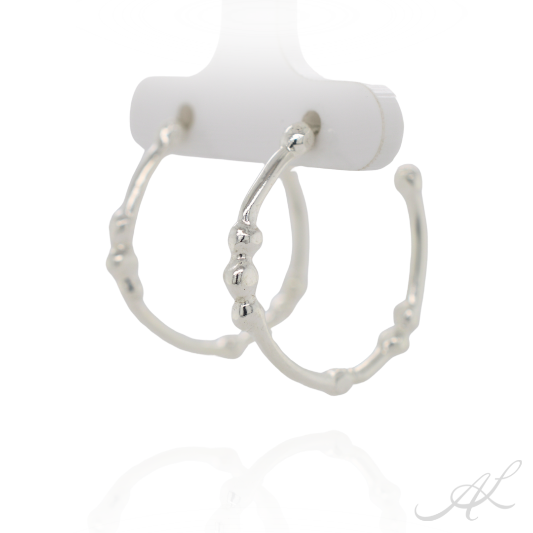 Seedling Hoop Earrings