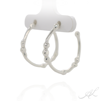 Seedling Hoop Earrings