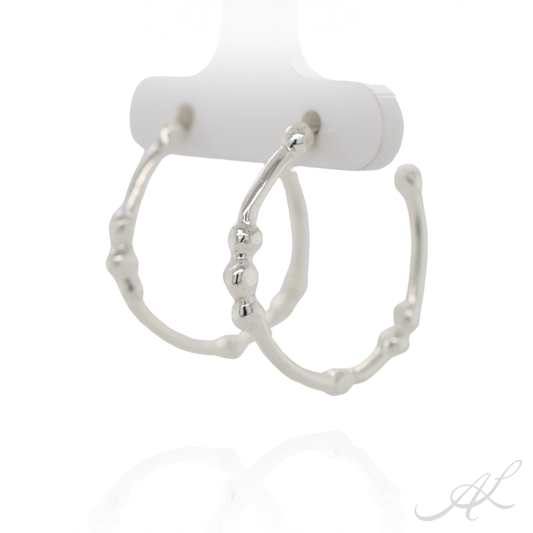 Seedling Hoop Earrings