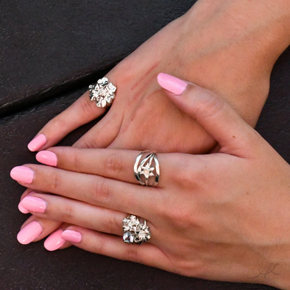 First Bloom Ring, Model Shoot close up