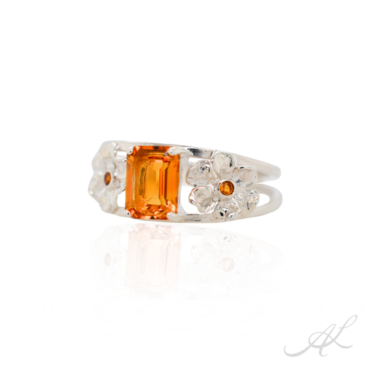 Citrine Sparkling Devotion Ring