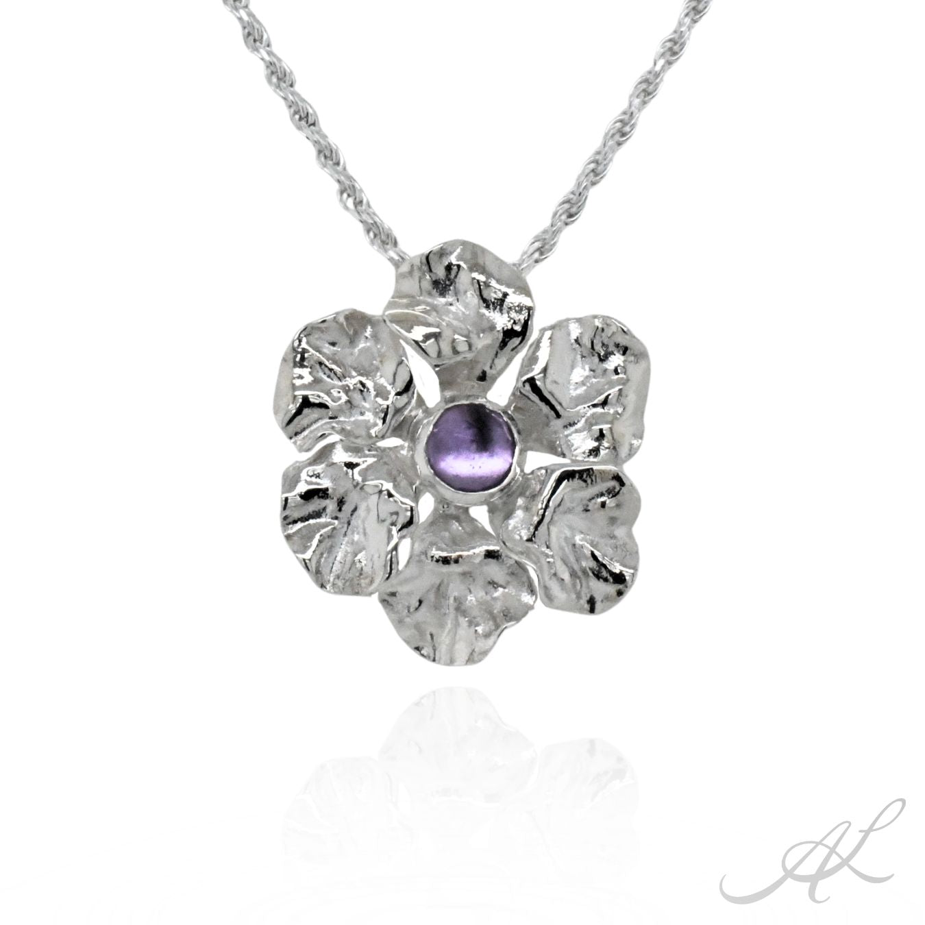 Sunlit Geranium Necklace