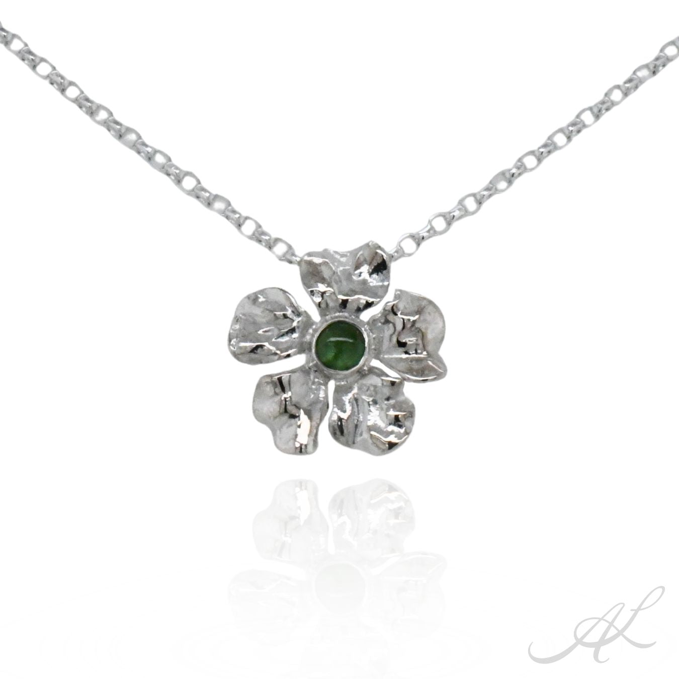 Sunlit Geranium Necklace