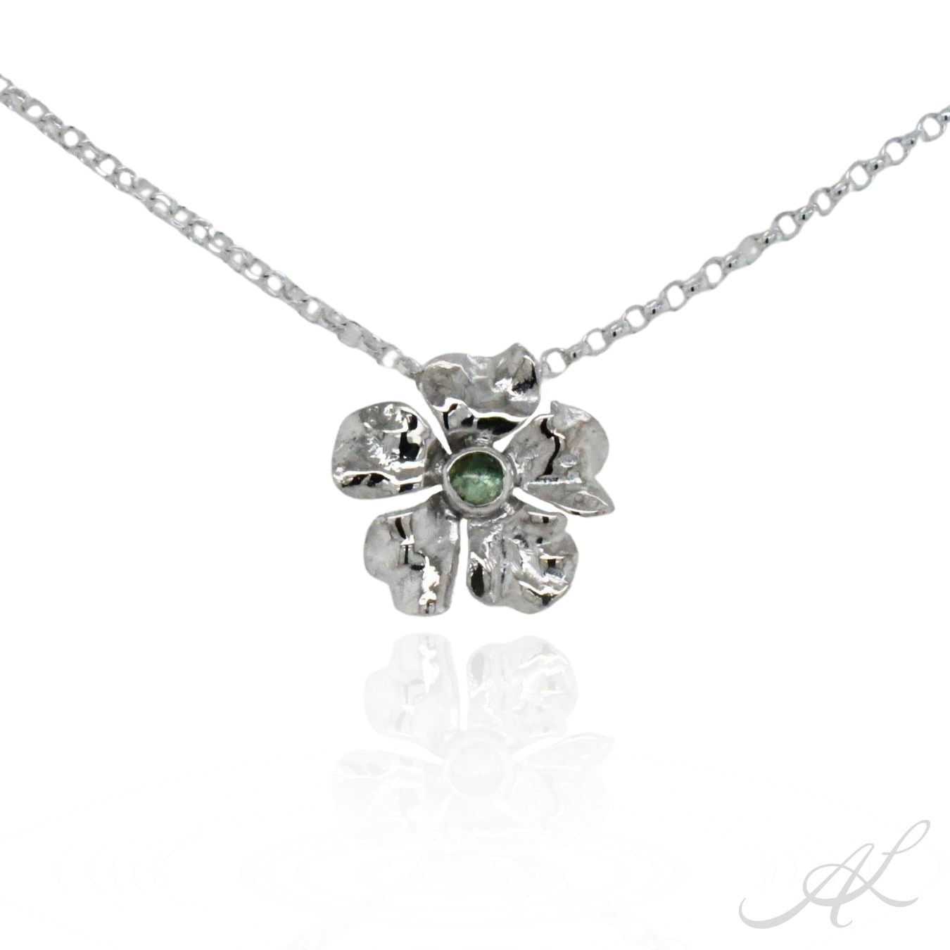Sunlit Geranium Necklace