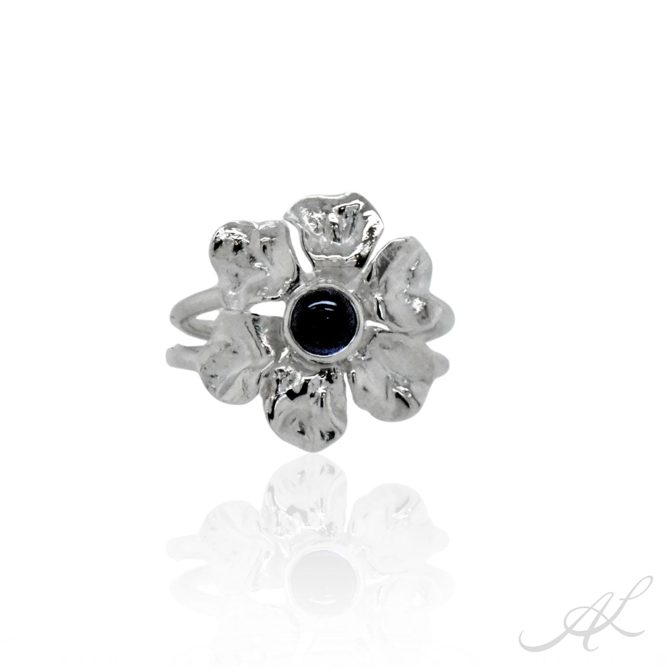 Sunlit Geranium Ring