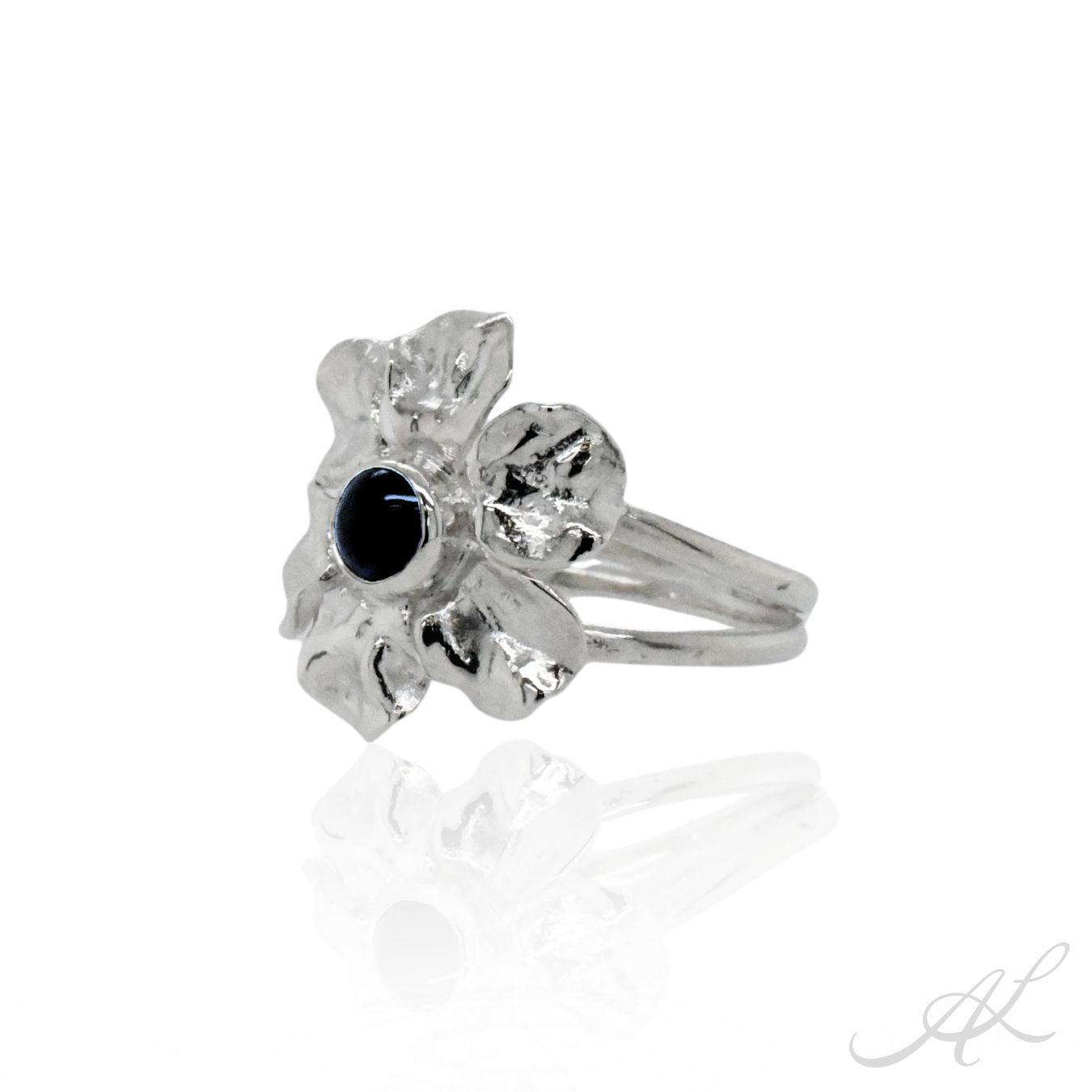 Sunlit Geranium Ring