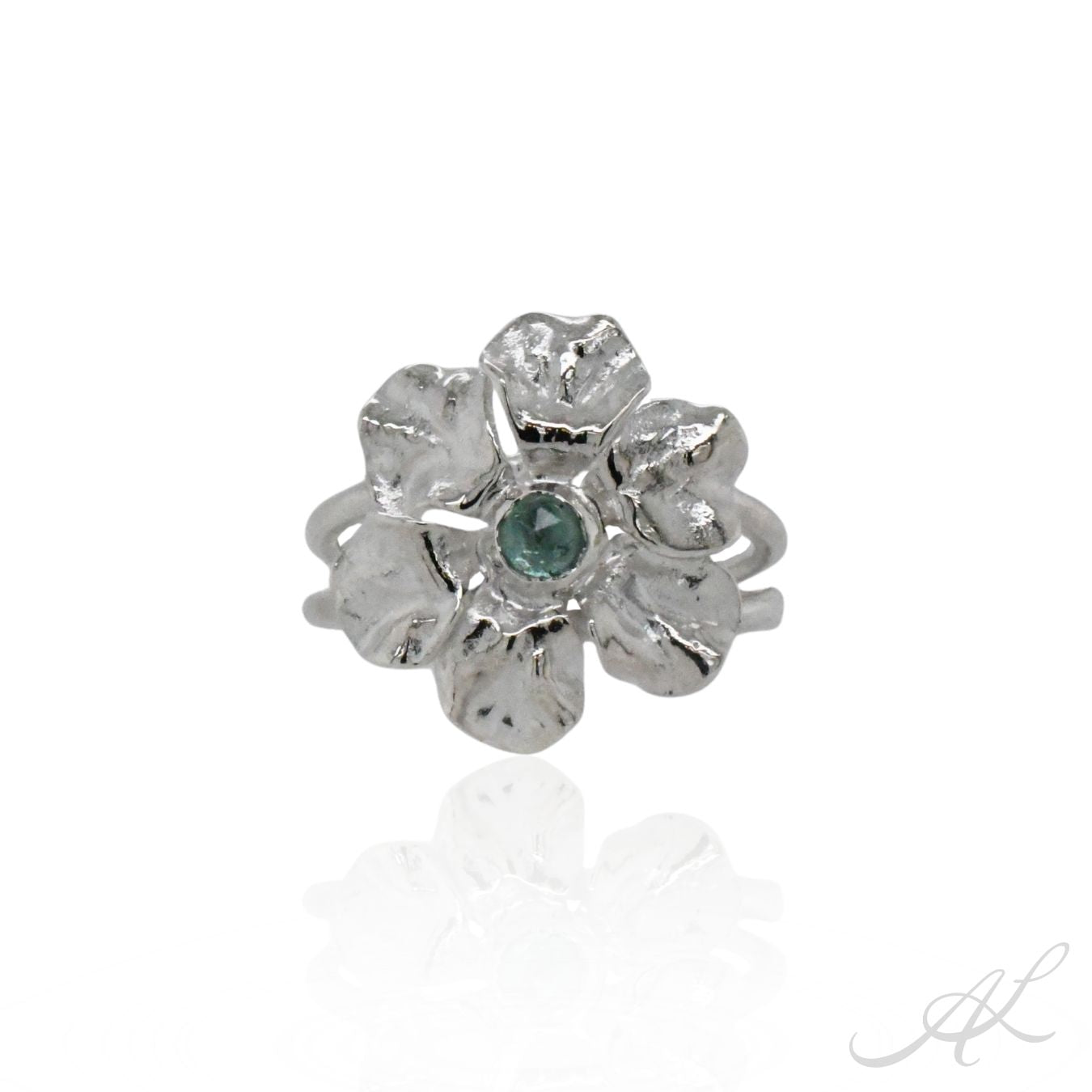 Sunlit Geranium Ring