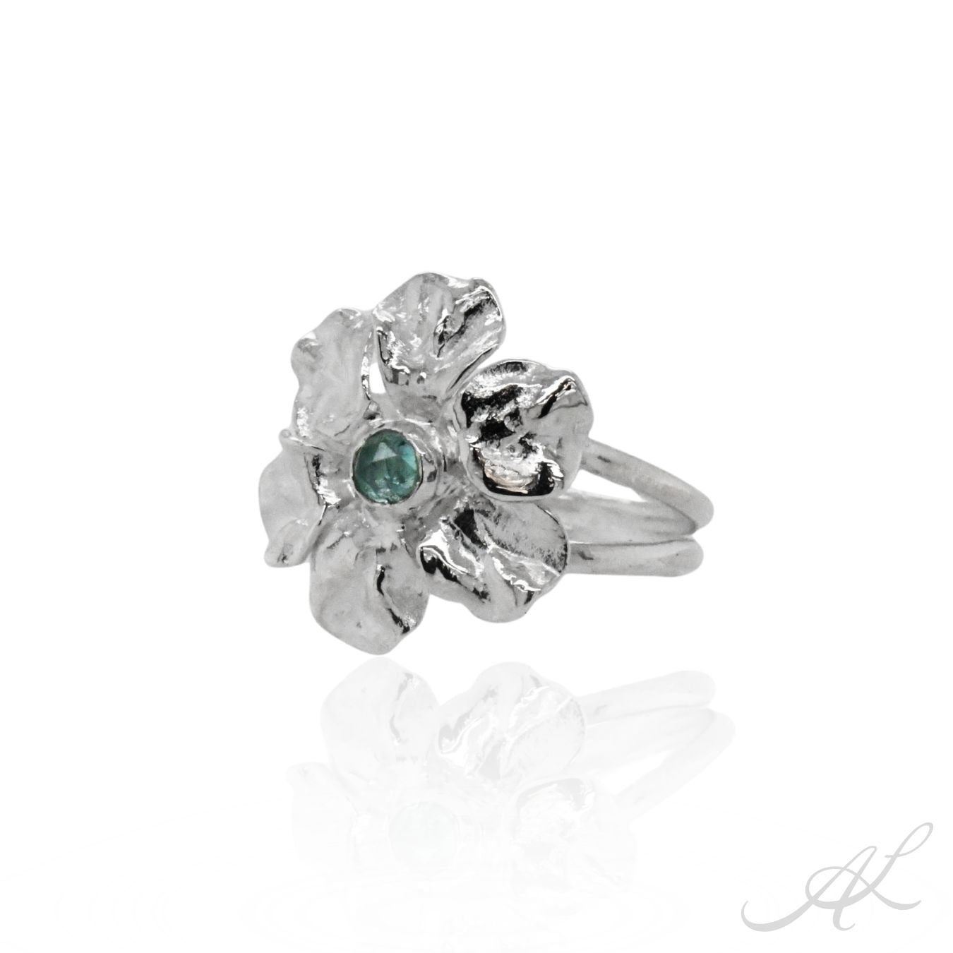 Sunlit Geranium Ring