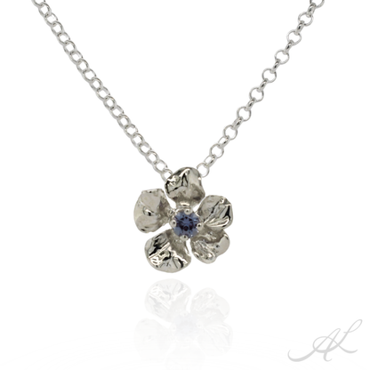 Sparkling Geranium Necklace, alexandrite